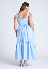 Eloquii Women's Sexy Mixed Fabric Tank Dress Brand New w/ Tag