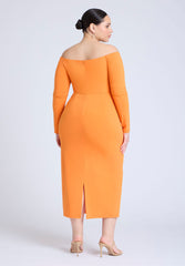 Eloquii Women's Sexy Midi Dress With Tie Brand New w/ Tag