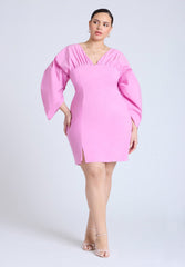 Eloquii Women's Sexy Dramatic Sleeve Poplin Mini Dress Brand New w/ Tag