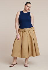 Combo Dress With Belt 5