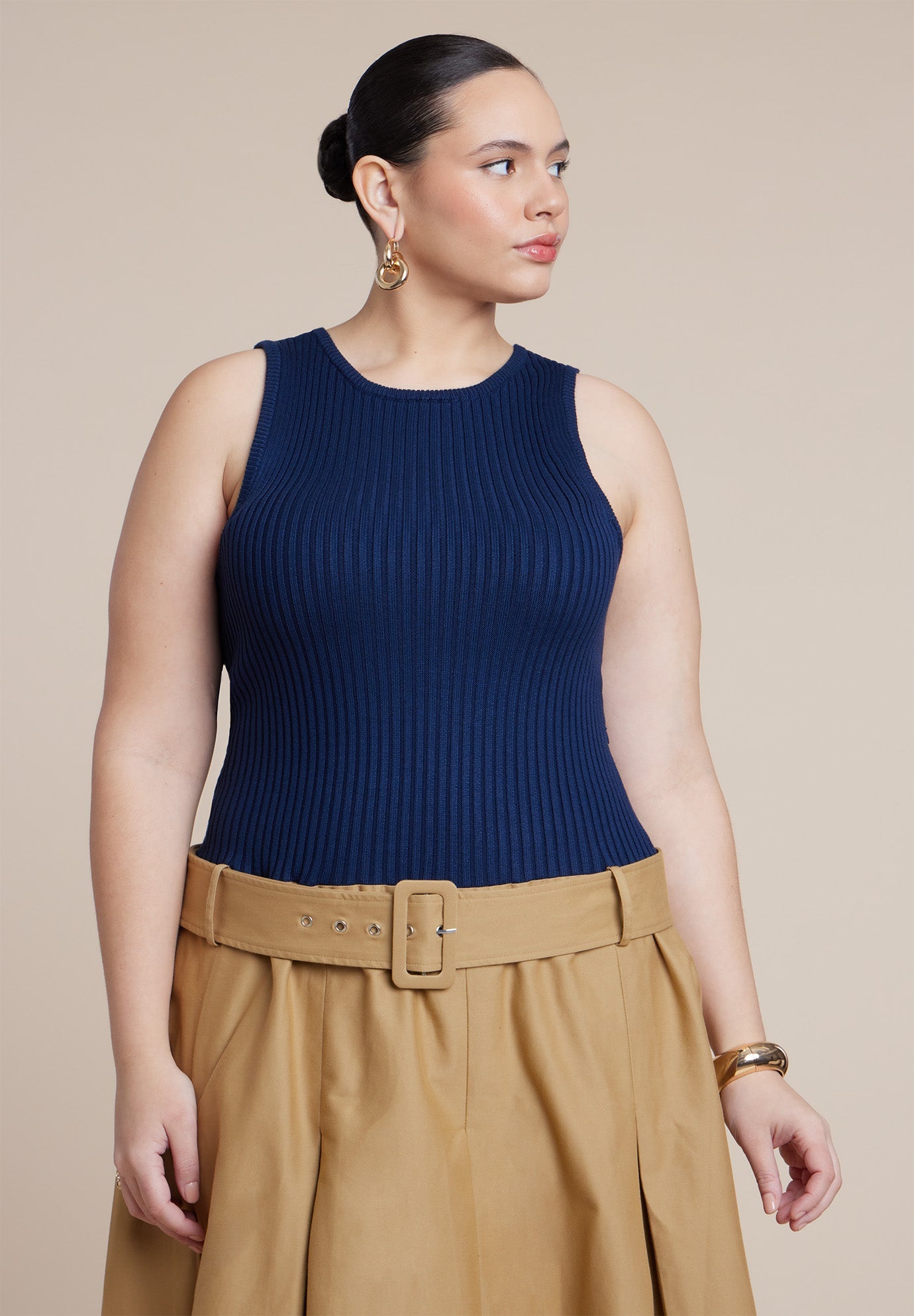 Combo Dress With Belt 6
