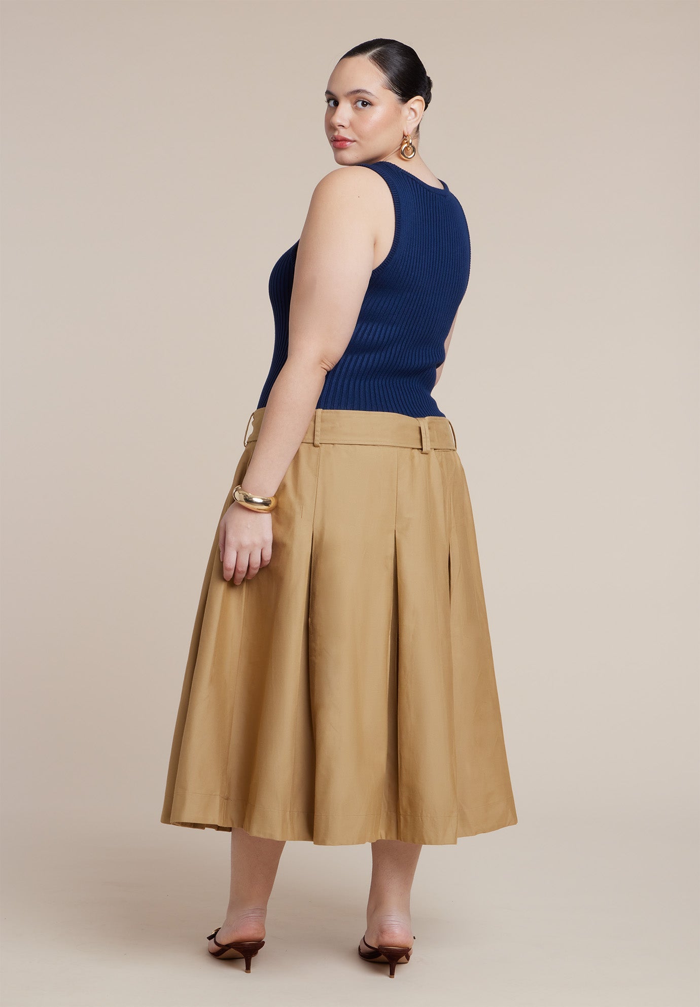 Combo Dress With Belt 7