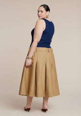 Combo Dress With Belt 7
