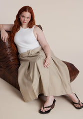 Combo Dress With Belt 8