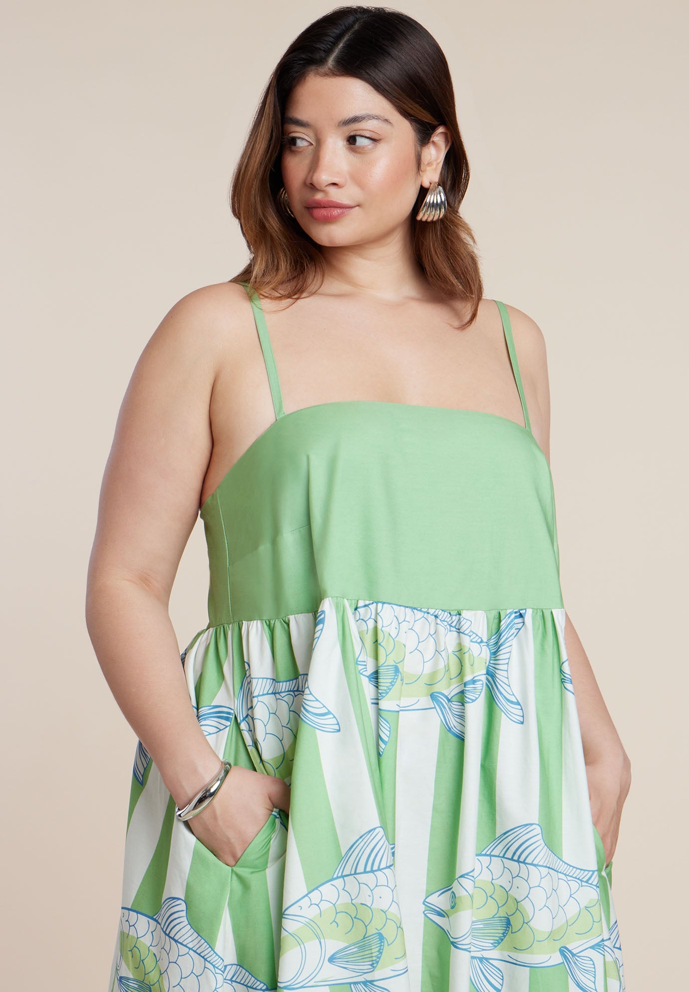 Printed Relaxed Maxi Dress 5