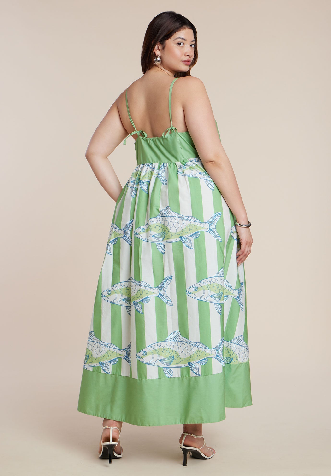 Printed Relaxed Maxi Dress 6