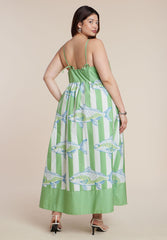 Printed Relaxed Maxi Dress 6