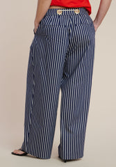 Striped Pant With Rope Belt 5