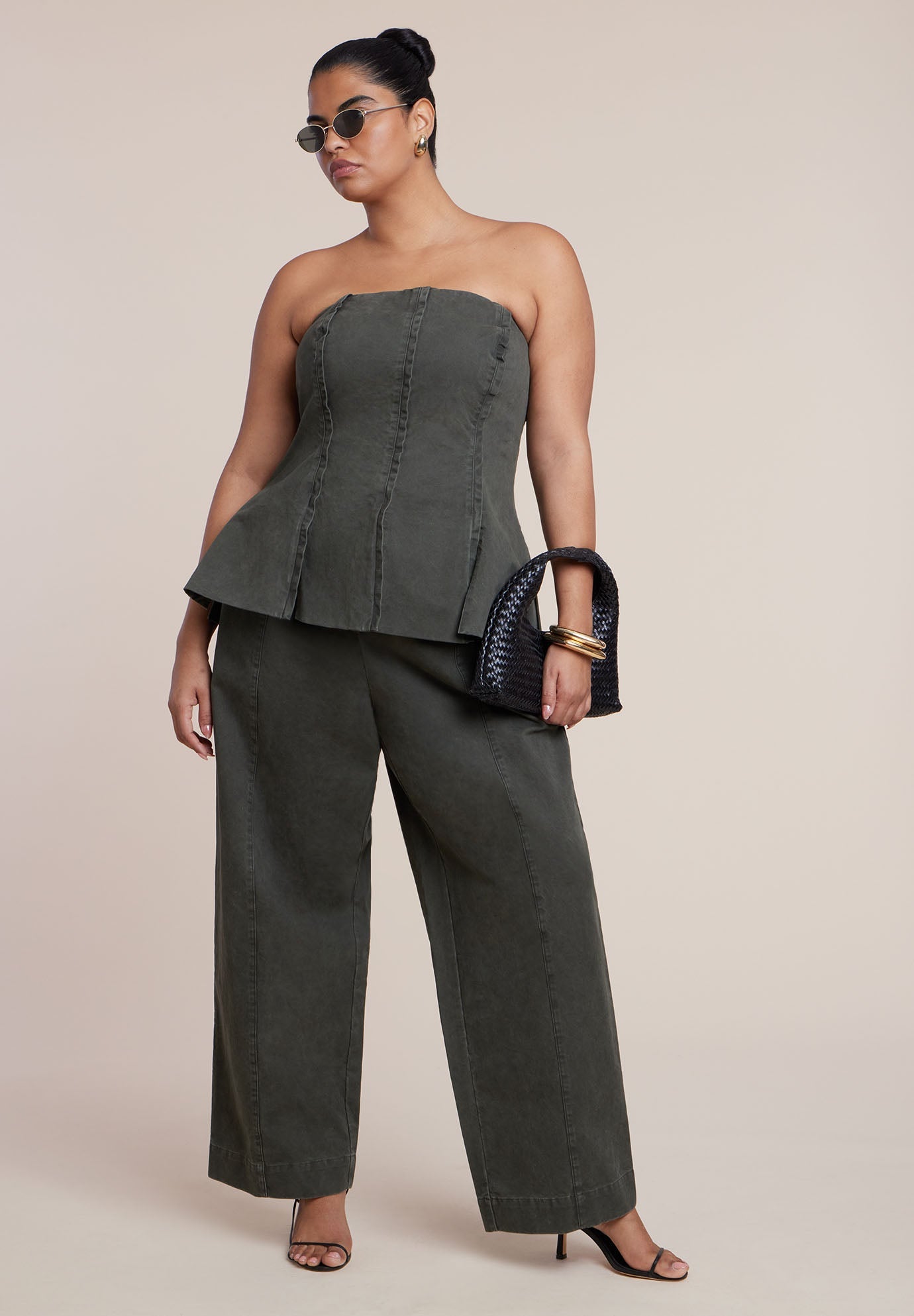 Twill Straight Leg Pant 5