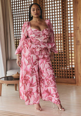 PatBO x ELOQUII Wide-Leg Godet Pants 2
