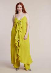 Tie-Front Ruffle Duster 4
