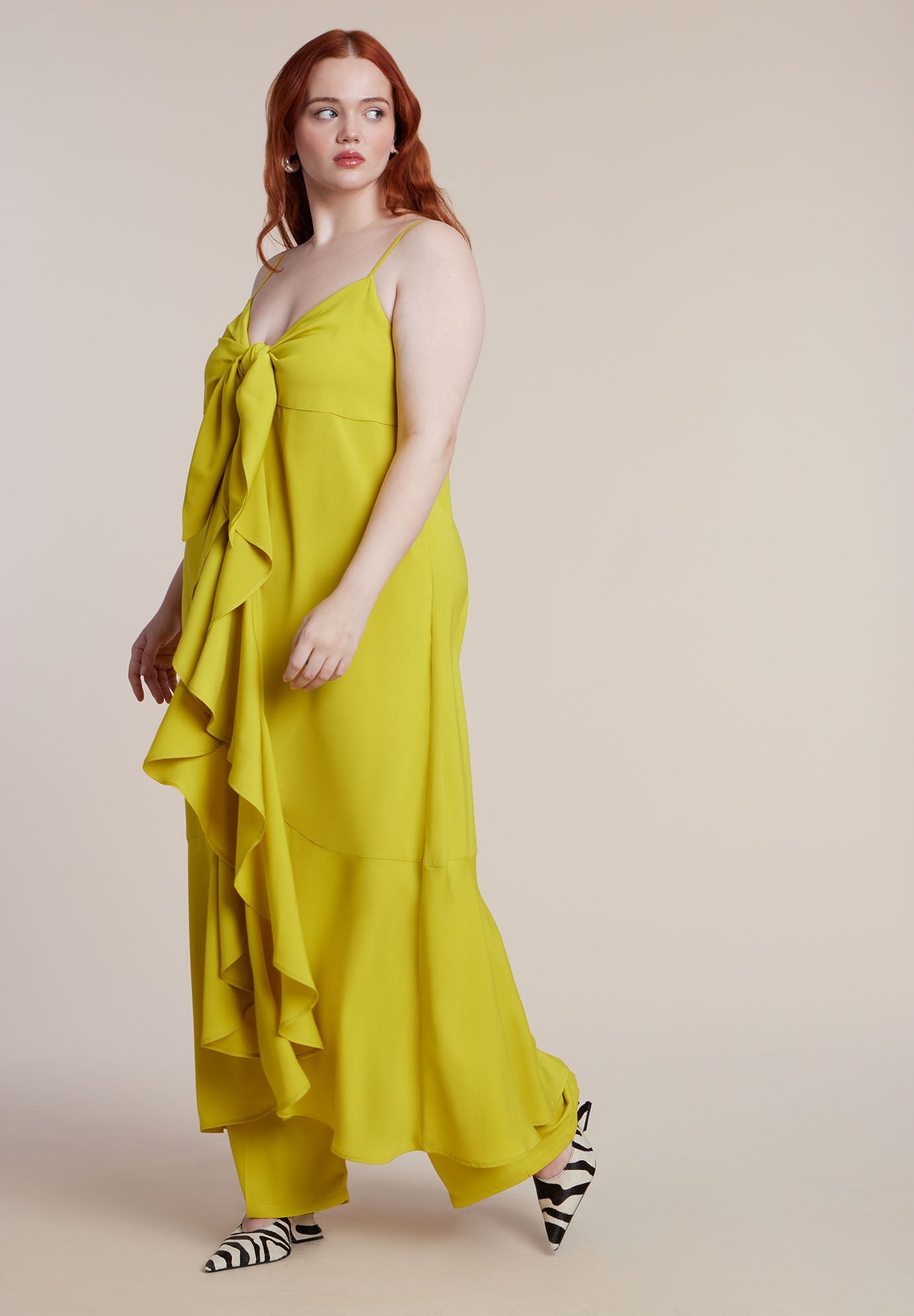 Tie-Front Ruffle Duster 6