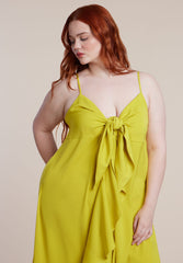 Tie-Front Ruffle Duster 7
