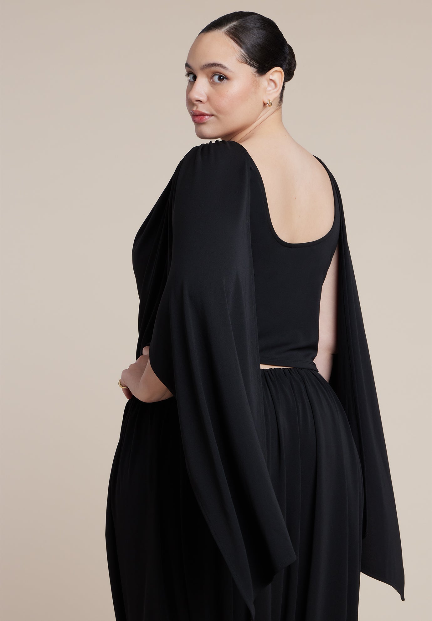 Draped Flounce Top 4