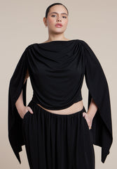 Draped Flounce Top 5