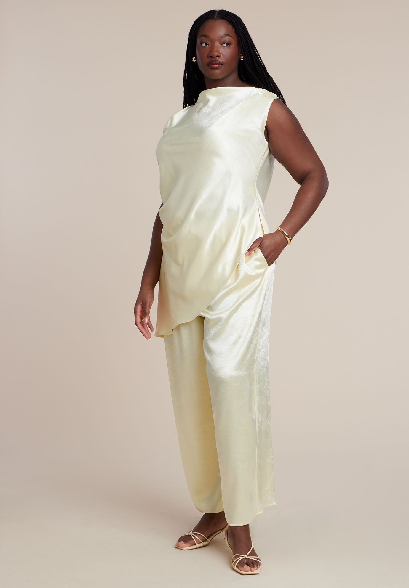 Pleat Detail Longline Top 6