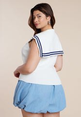 Sailor Collar Sweater Tank 4