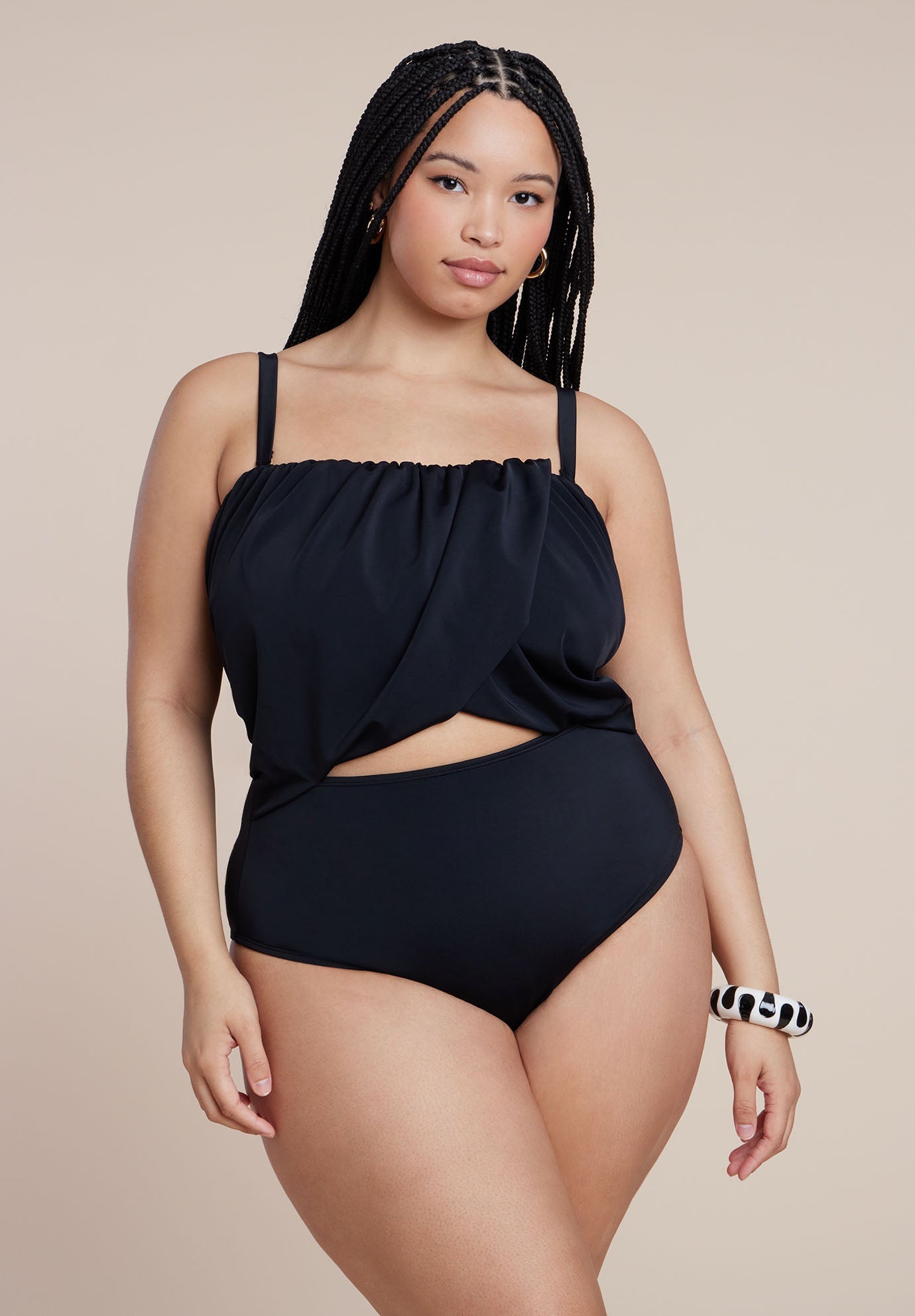 Crossover Strapless One Piece 5