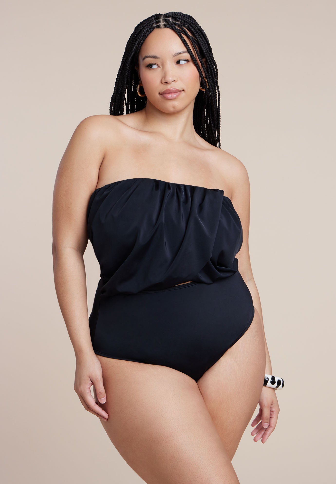 Crossover Strapless One Piece 7