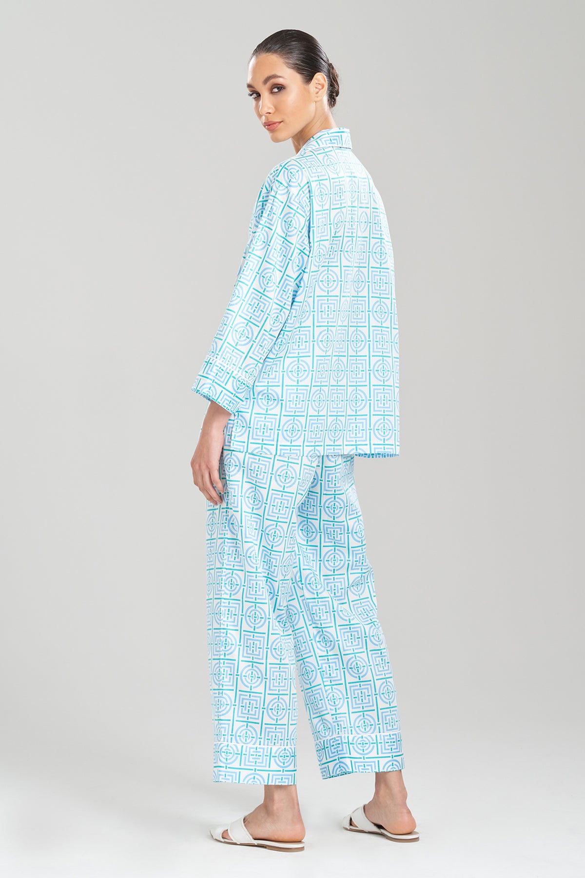 Unbranded 33 INFINITY COTTON SATEEN NOTCH PJ