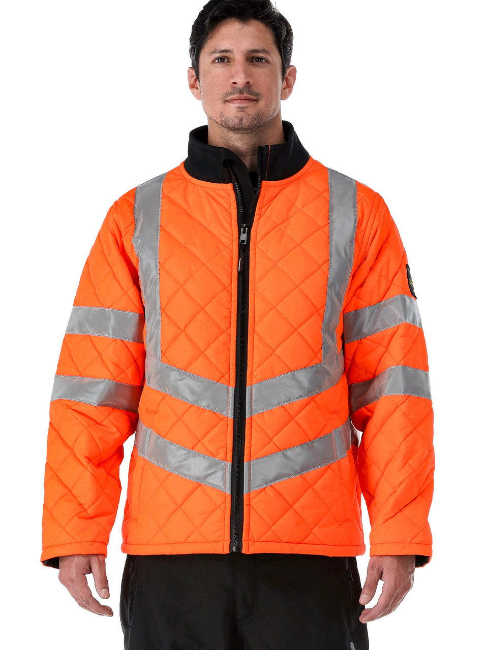 Unbranded 34 HiVis Diamond Quilted Jacket