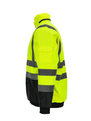Unbranded 34 HiVis Waterproof Bomber Jacket
