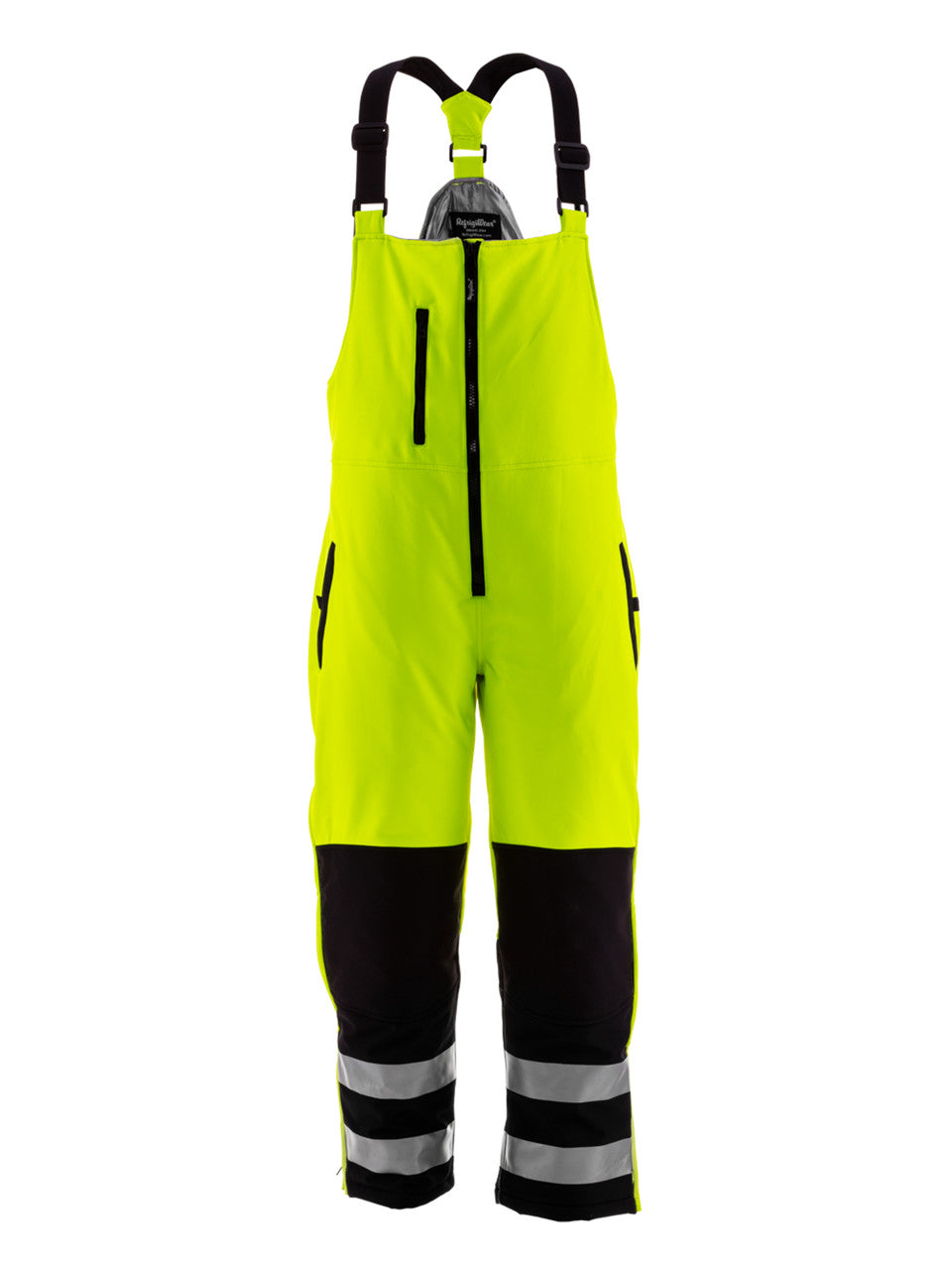 Unbranded 34 HiVis Insulated Softshell Bib Overalls