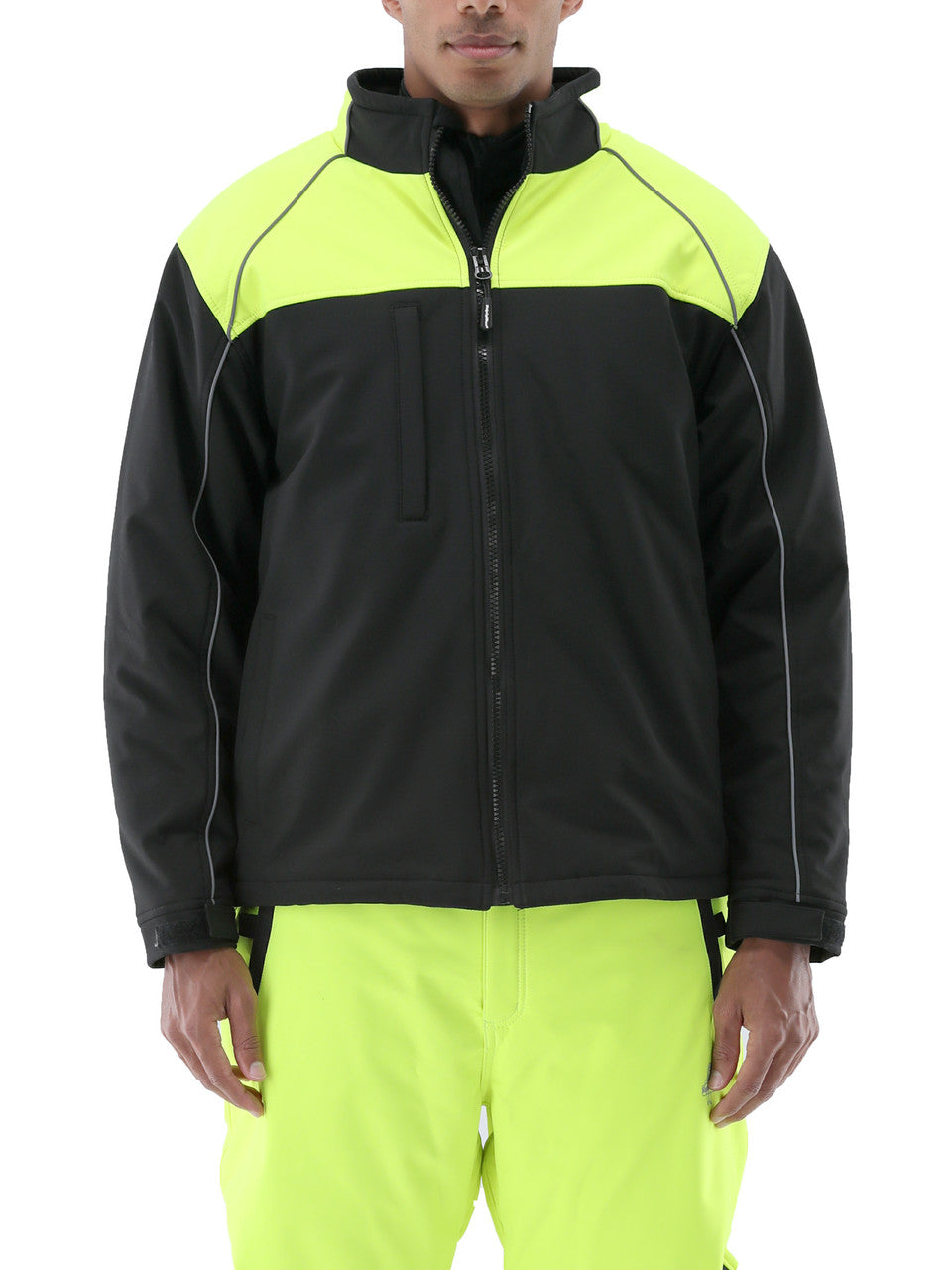 Unbranded 34 Two-Tone HiVis Insulated Jacket