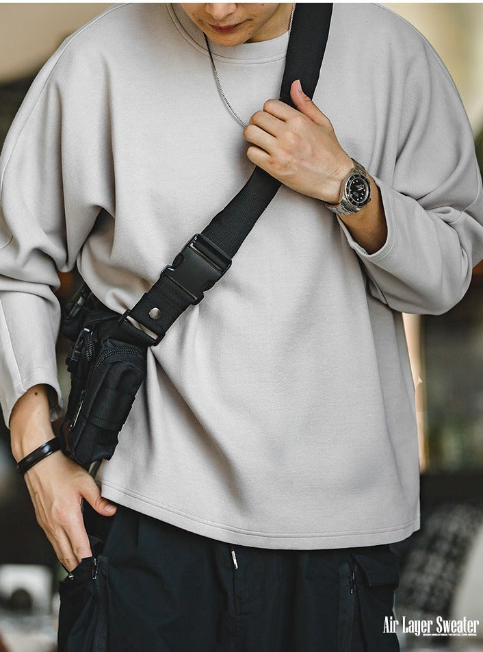 Unbranded 27 Men's Oversize 340G Sweatshirts Long sleeve Top Casual Pullover Sweatershirt Fashion Outerwear Hip Hop Loose Sold Hoodies