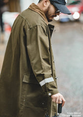 Unbranded 27 Long Down Hooded Coats Mens Oversize Windproof Hoodies Jackets Coat Windbreaker Corduroy Man Clothing