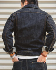 Unbranded 27 Retro Blue Denim Jackets For Men Casual Crowboy Streetwear Coat Bomber Jacket Harajuku Vintage Outerwear Men's Clothing