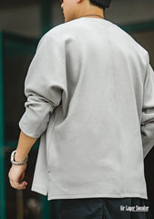 Unbranded 27 Men's Oversize 340G Sweatshirts Long sleeve Top Casual Pullover Sweatershirt Fashion Outerwear Hip Hop Loose Sold Hoodies