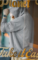 Unbranded 27 Men's Vintage Padded Hoodies Thick Warm Hooded Sweatshirts Streetwear Autumn Winter Casual Pullovers Quality Jogger Tops
