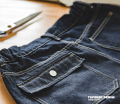 Unbranded 27 Retro Denim Wash Baggy Men's Jeans Wide Leg Tapered Pants Fashion Casual Streetwear Jean Straight Elastic Men Trousers