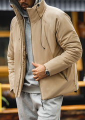 Unbranded 27 Winter Thick Coat Men?¡¥s Casual Down Jacket Stand Collar Warm Cotton Puffer Jackets Cotton-padded Coats High Quality