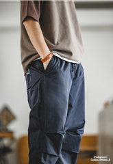 Unbranded 27 Spring Autumn Men Pants Hip Hop Harem Joggers Pants 2022 Trousers Mens Solid Pocket Cargo Pants Loose Fit Sweatpants