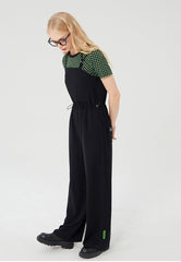 I'M ONE Women's fashion trend hanging neck type jumpsuit summer new