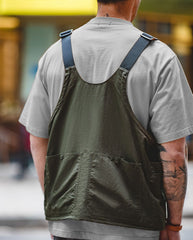Unbranded 27 2022 New Design Male Casual Summer Big Size Sleeveless Vest Multi Pocket Waistcoat Large Capacity Satchel Jacket