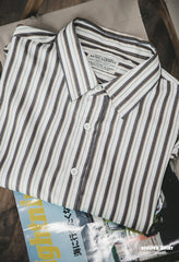 Unbranded 27 Vintage TR Fabric Striped Long-sleeved Shirts Classic Business Handsome Shirt Men's Free Ironing Blouse Halloween Top