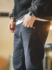 Unbranded 27 Men's Vintage Stretch Jeans Business Casual Slim Denim Pants 2022 Autumn Little Elastic Trousers Hip Hop Streetwear Brand