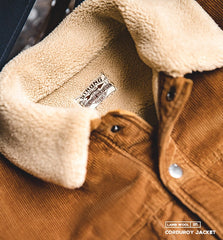 Unbranded 27 Men Amekaji DownThicken Artificial Lambwool Coat Winter Casual Solid Multi-pocket Single-breasted Corduroy Fleece Jacket