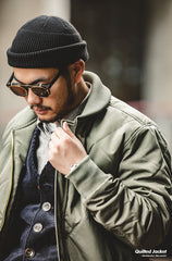 Unbranded 27 Winter New Men Solid Color Retro Parka Stand Collar Warm Thick Cotton Jacket Fashion Casual Parka Coat Male Army Green