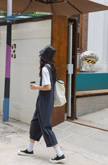 Wei Shang 2022 new women's Korean straight pants waist wide leg work jumpsuit