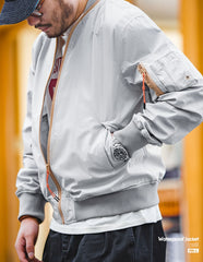 2022 New Unbranded 27 Men's Baseball Jacket Bomber Zipper Male Casual Streetwear Hip Hop Slim Fit Pilot Baseball Coats Men Clothing
