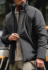 Unbranded 27 Winter Thick Coat Men?¡¥s Casual Down Jacket Stand Collar Warm Cotton Puffer Jackets Cotton-padded Coats High Quality