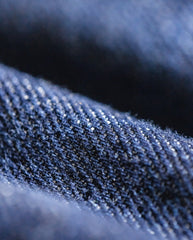 Unbranded 27 Casual Denim Jeans For Men Elastic Waist Loose Straight Long Pants Dark Blue Baggy Trousers Streetwear Brand Clothing