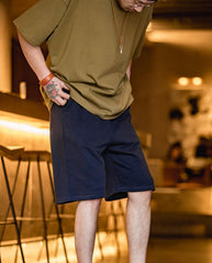 Unbranded 27 2022 New Summer Short Pants For Man American Retro Threaded Knit Shorts Straight Srawstring Athletic Sweatpants