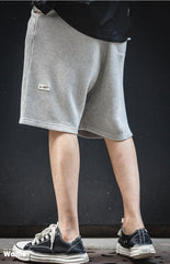 Unbranded 27 Cargo American Retro Loose Draping Sense Waffle Shorts Fry The Street Profile Micro Bullet Casual Pants Male Trend