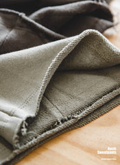 Unbranded 27 Men Cotton Straight Knitted Casual Pants Draping Cutting Mid Solid Elastic Waist Streetwear Sweatpants Wide Leg Trousers