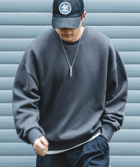 Unbranded 27 Vintage Hoodies Sweatshirts Men Space Cotton Solid Pullover Sweatshirt Round Neck Oversize Coats Casual Hooded Man